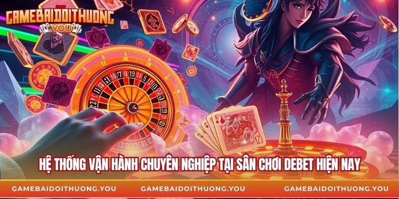 Hệ thống vận hành chuyên nghiệp tại sân chơi debet hiện nay